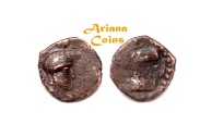 Ancient Coins - Kushano Sasanians, Ohrmazd (Hormizd) I Kushanshah. Circa AD 265-295. AE Unit. Gandhara mint.