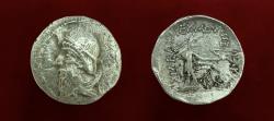 Ancient Coins - Parthian King. Mithradates I. 171-138 B.C. AR Drachm. Hekatompylos mint.