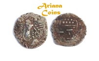 Ancient Coins - LOCAL ISSUES, Gurjura kingdom of Sindh, Uncertain ruler. 570-712 AD. AR Drachm.