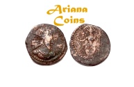 Ancient Coins - Kushano Sasanians, Ardashir I Kushanshah circa 230-250 AD. AE Unit