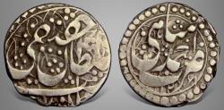Ancient Coins - Afghanistan, Barakzai Dynasty, Kohandil Khan 2nd reign (1259-1271 AH) AR Qandahari Rupee.