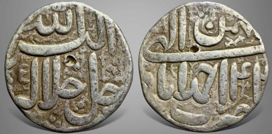 Ancient Coins - India, Mughal Empire. Jalal al-Din Muhammad Akbar. (AH 963-1014 / AD 1556-1605). AR Rupee.