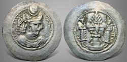 Ancient Coins - Sasanian Kings, Varhran or Bahram V (420-438 AD). AR Drachm.