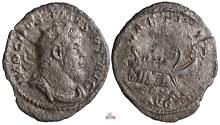 Ancient Coins - Postumus Antoninianus - LAETITIA AVG - Elmer 130 - Ex Zschucke Collection