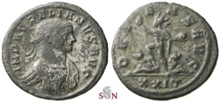 Ancient Coins - Aurelianus Antoninianus - cuirass decorated with Medusa-head - very rare