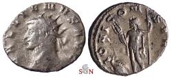 Ancient Coins - Gallienus Antoninianus - IOVI CONSERVA - rare with left-facing head - Goebl  1036 i