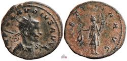 Ancient Coins - Claudius II. Gothicus Antoninianus - LAETITA AVG - RIC Temp 700