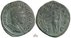 Ancient Coins - Philippus I Sestertius - ANNONA AVGG - RIC 168a