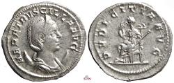 Ancient Coins - Herennia Etruscilla Antoninianus - PVDICITIA AVG - RIC 59b