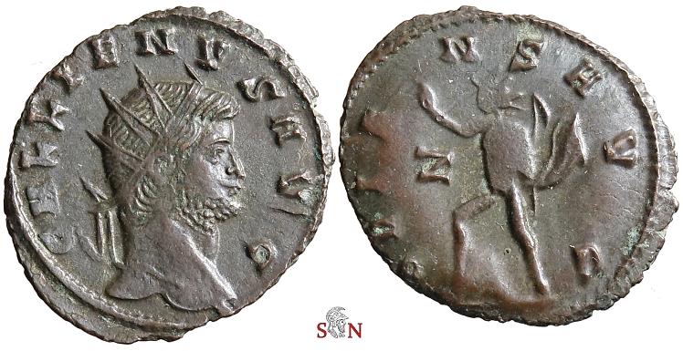 Ancient Coins - Gallienus Antoninianus - ORIENS AVG - RIC 354
