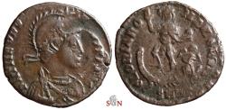 Ancient Coins - Theodosius I. AE 21 mm - GLORIA ROMANORVM - RIC 11