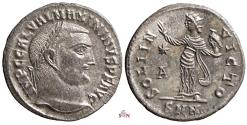 Ancient Coins - Maximinus II. Daia Follis - SOLI INVICTO - RIC 77c