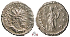 Ancient Coins - Postumus Antoninianus - FELICITAS AVG - Elmer 335 - overweight flan