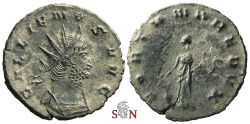 Ancient Coins - Gallienus Antoninianus - FORTVNA REDVX - RIC 193