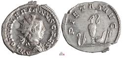 Ancient Coins - Saloninus Antoninianus - PIETAS AVG - Cologne mint - RIC 9