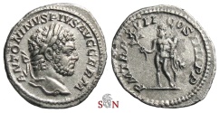 Ancient Coins - Caracalla Denarius - Hercules holding club and branch - RIC 239