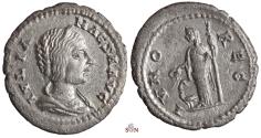 Ancient Coins - Julia Maesa Denarius - IVNO REG - RIC 256 - rare