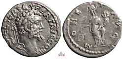 Ancient Coins - Septimius Severus Denarius - MONET AVG - RIC 411a - Emesa mint