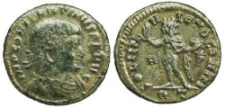Ancient Coins - Constantinus I Follis - SOLI INVICTO COMITI - Ticinum mint