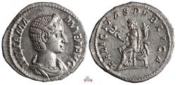 Ancient Coins - Julia Mamaea Denarius - FELICITAS PVBLICA - RIC 338
