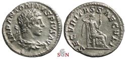 Ancient Coins - Elagabalus Denarius- SECVRITAS SAECVLI - RIC 145