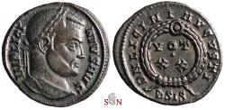 Ancient Coins - Licinius Follis - VOT XX in laurel wreath - RIC 160