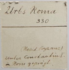 Ancient Coins - Urbs Roma City Commemorative - GLORIA EXERCITVS / CONSZ - ex Grohs-Fligely collection 1875-1962