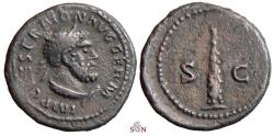 Ancient Coins - Trajanus Quadrans - Club - RIC 699