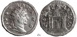 Ancient Coins - Divus Trajanus Antoninianus - CONSECRATIO - RIC 86a