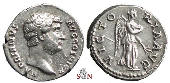 Hadrianus Denarius - VICTORIA AVG - RIC 282 | Roman Imperial