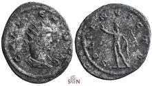 Ancient Coins - Gallienus Antoninianus - SOLI INVICTO - Antioch mint - Goebl 1659 f