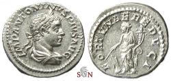 Ancient Coins - Elagabalus Denarius - FORTVNAE REDVCI - RIC 83a