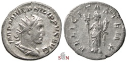 Ancient Coins - Philippus I Arabs Antoninianus - FELICITAS TEMP - RIC 31