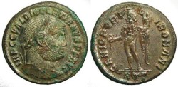 Ancient Coins - Diocletianus Follis - GENIO POPVLI ROMANI - Heraclea - RIC 29a