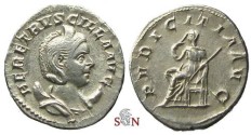 Ancient Coins - Herennia Etruscilla Antoninianus - PVDICITIA AVG - RIC 59b