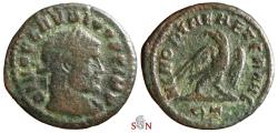 Ancient Coins - Divus Claudius II. Gothicus Half Follis - MEMORIAE AETERNAE / RT - Grohs-Fligely collection 1875-1962