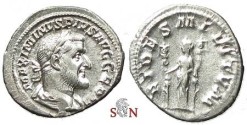 Ancient Coins - Maximinus I Thrax denarius - FIDES MILITVM - RIC 18a