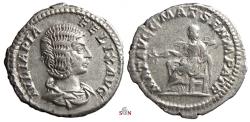 Ancient Coins - Julia Domna Denarius - MAT AVGG MAT SEN M PATR - RIC 381
