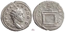 Ancient Coins - Divus Severus Alexander Antoninianus - CONSECRATIO - RIC 98