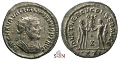 Ancient Coins - Maximianus Antoninianus - IOV ET HERCV CONSER AVGG - RIC 622