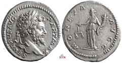 Ancient Coins - Septimius Severus Denarius - MONETA AVGG - RIC 162