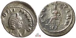 Ancient Coins - Salonina Antoninianus - PVDICITIAM - Goebl 576A dd - Extremely Rare (3 specimens listed)
