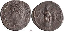 Ancient Coins - Divus Augustus Dupondius - Egle on globe - RIC 82