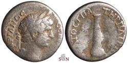 Ancient Coins - Hadrianus Didrachm - Caesarea, Cappadocia - Club - RPC 3105