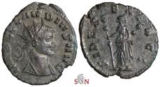 Ancient Coins - Claudius II. Gothicus Antoninianus - FIDES EXERCI - RIC 36
