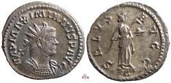Ancient Coins - Maximianus Herculius Antoninianus - SALVS AVGG - MAXIMIANVS P AVG obv.