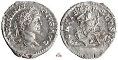 Ancient Coins - Caracalla Denarius - Securitas - RIC 92