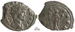Ancient Coins - Quintillus Antoninianus - CONCO EXER - Concordia - RIC 45 - Mediolanum