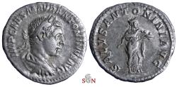 Ancient Coins - Elagabalus Denarius - SALVS ANTONINI AVG - RIC 140