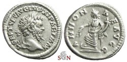 Ancient Coins - Septimius Severus Denarius - ANNONAE AVGG - RIC 123